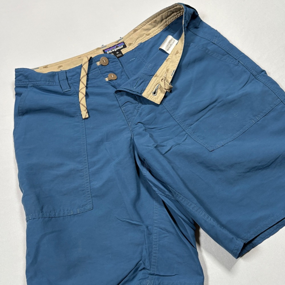 Patagonia Wavefarer Stand Up Shorts Mens 30 Blue 20" Outseam Nylon 86586 SP16
